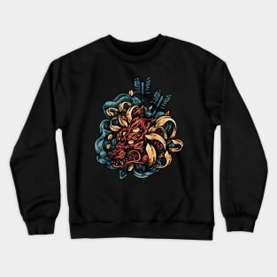 Demon Wolf Crewneck Sweatshirt